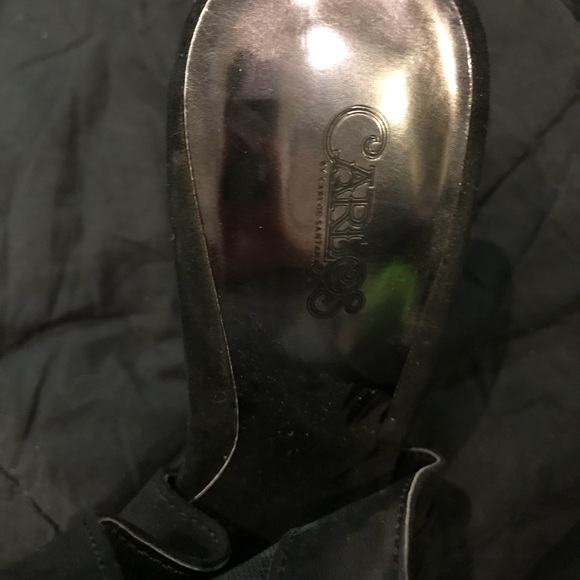 Black wedges. Designer Carlos - Picture 6 of 6